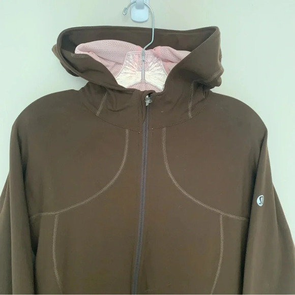 Lululemon Brown Pink Stretch Jacket 10 - Picture 11 of 14